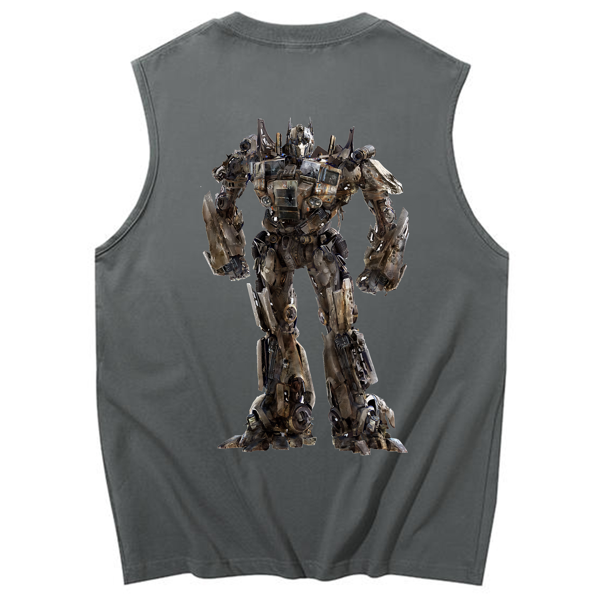 （画像用） Transformers トランスフォーマー コットン100％タンクトップ（背面プリント）